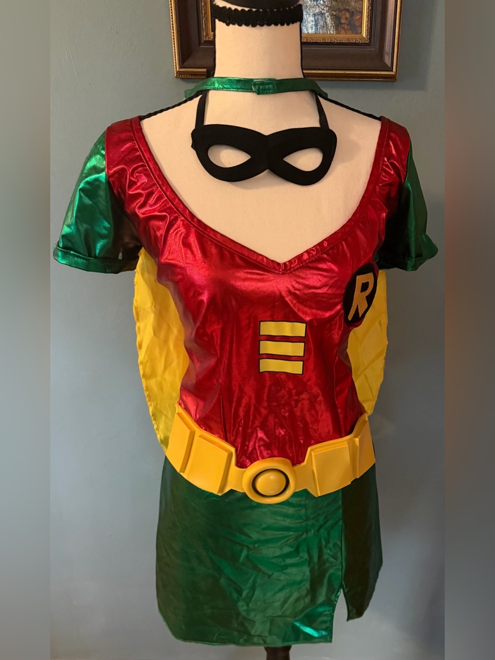 Rubies DC Comics Teen Titans GO Robin Halloween Costume Women M MiniDress Cospla